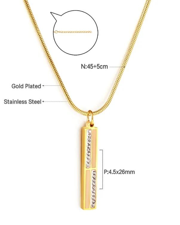 18k Gold Plated 1 Gram Gold Custom Name Kids Girls Necklace