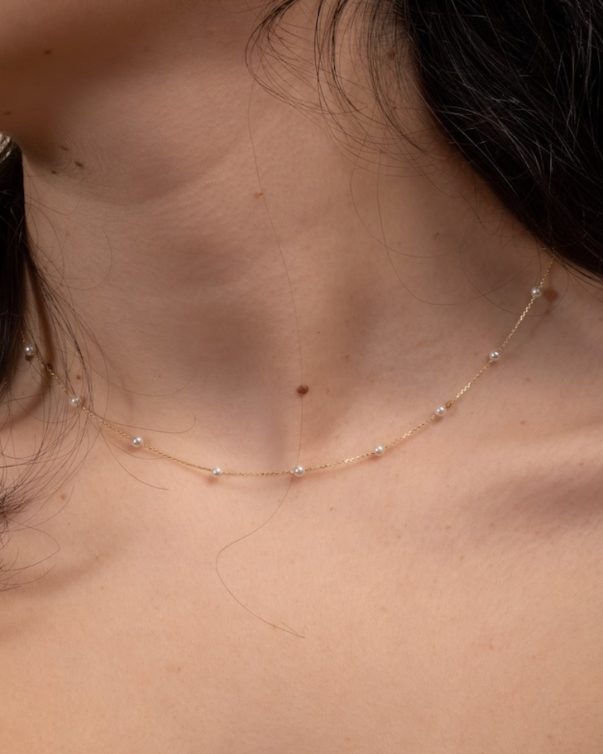 Gold Plated Classic Pearl Chain
