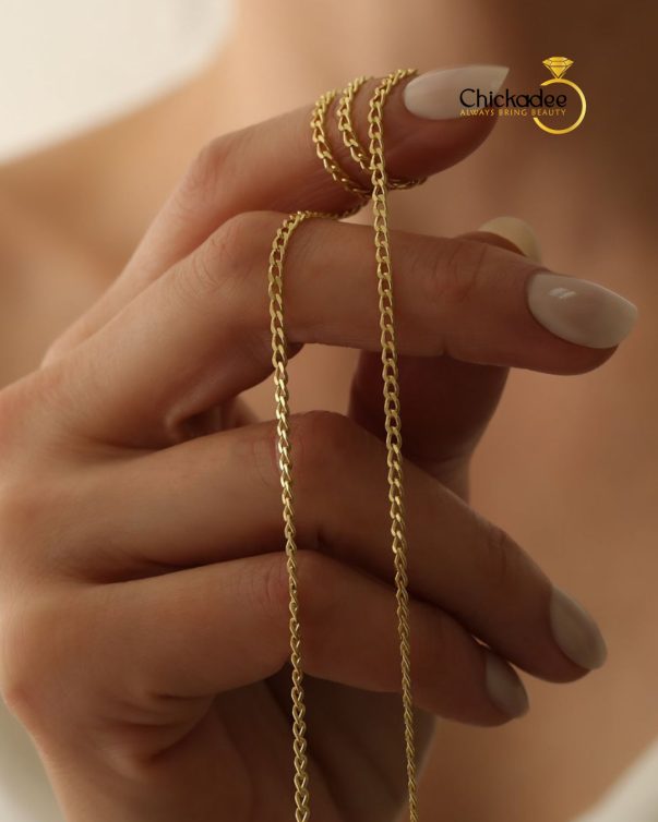 Cuban Link Gold Chain – 3mm / 45cm