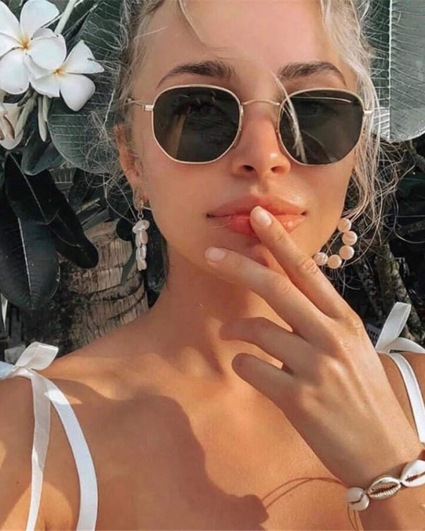 New Fashion Street Style Sunglasses Metal Frame Sun Glasses Trendy Shades
