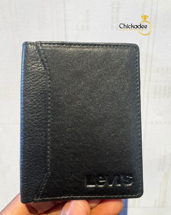 Levis Genuine Leather Card holder (Black )