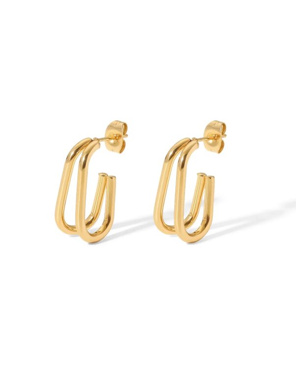 Gold Plated High Quality Riley Earrings