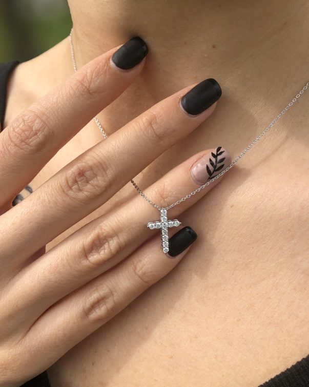 Elegant Daily Wear Silver plated Stainless steel Cross Pendant Necklace