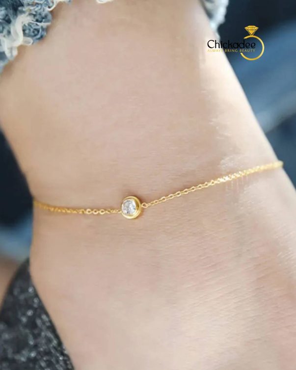 Glint Zirconia Anklet