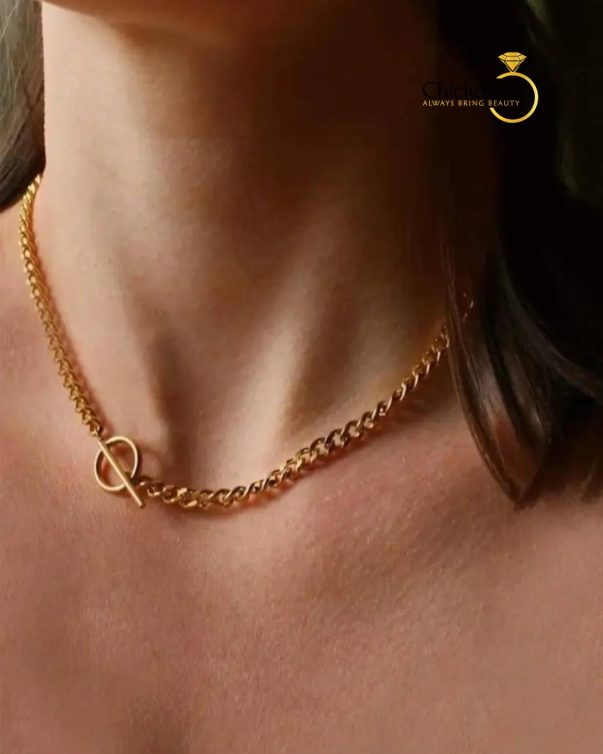 Statement Necklace with T-Clasp