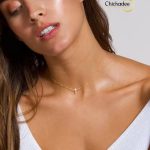 18K Gold Plated Tiny Chain Cross Necklace- Style 01