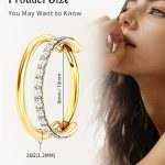 G23 Titanium Nose Ring clicker Hoop Septum tragus Cartilage Earring Piercing 2