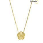 5-Leaf Clover Pendant Necklace