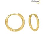 925 Sterling Silver Large Hoops Huggies Earrings
