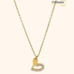 Diamond Heart Pendant Necklace