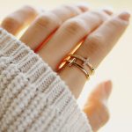 Double Cross Ring – Gold