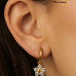 Flora Huggies- 18k Gold Plated