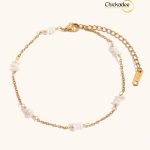 Freshwater Pearl Jewelry Natural Stone Anklets