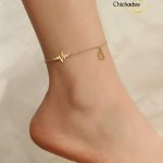 Hollow Heart Pendant Anklet