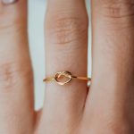 Sterling silver knot ring