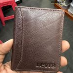 Levis Genuine Leather card holder (Brown)