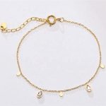 Multi Dangle Charm Crystal Tear Drop Bracelet