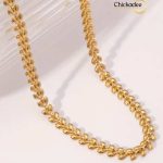 Necklace with Leaves