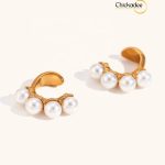 Pearl Gold Ear Cuff Earring