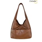 Retro Casual PU Leather Large Capacity Commuter Shoulder Bag