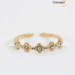 Saint Thérèse of Lisieux Adjustable Rose Ring
