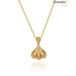 Shell Fan Pendant Necklace