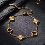 Texture Flower Bracelet