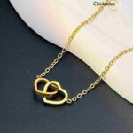 The Eternal Heart Duo Pendant Necklace