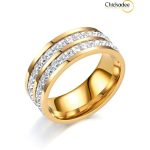 Titanium Steel Ring Full Star Ring Titanium Steel Women's Ins Without Fade High-grade Women's Ring