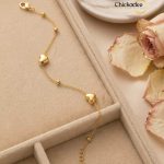 Two Lunar Heart Bracelet