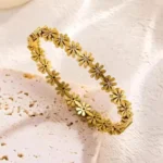 Flower Stainless Steel Bracelet