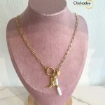 Ocean Vacation Style Multi Pendant Combination with Coastal Boot Necklace