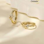 S925 Sterling Silver Zircon Stone Bowknot Pendant Stud Earrings
