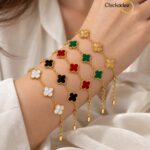 Mini Four-leaf Clover Mini Bracelet - 9mm