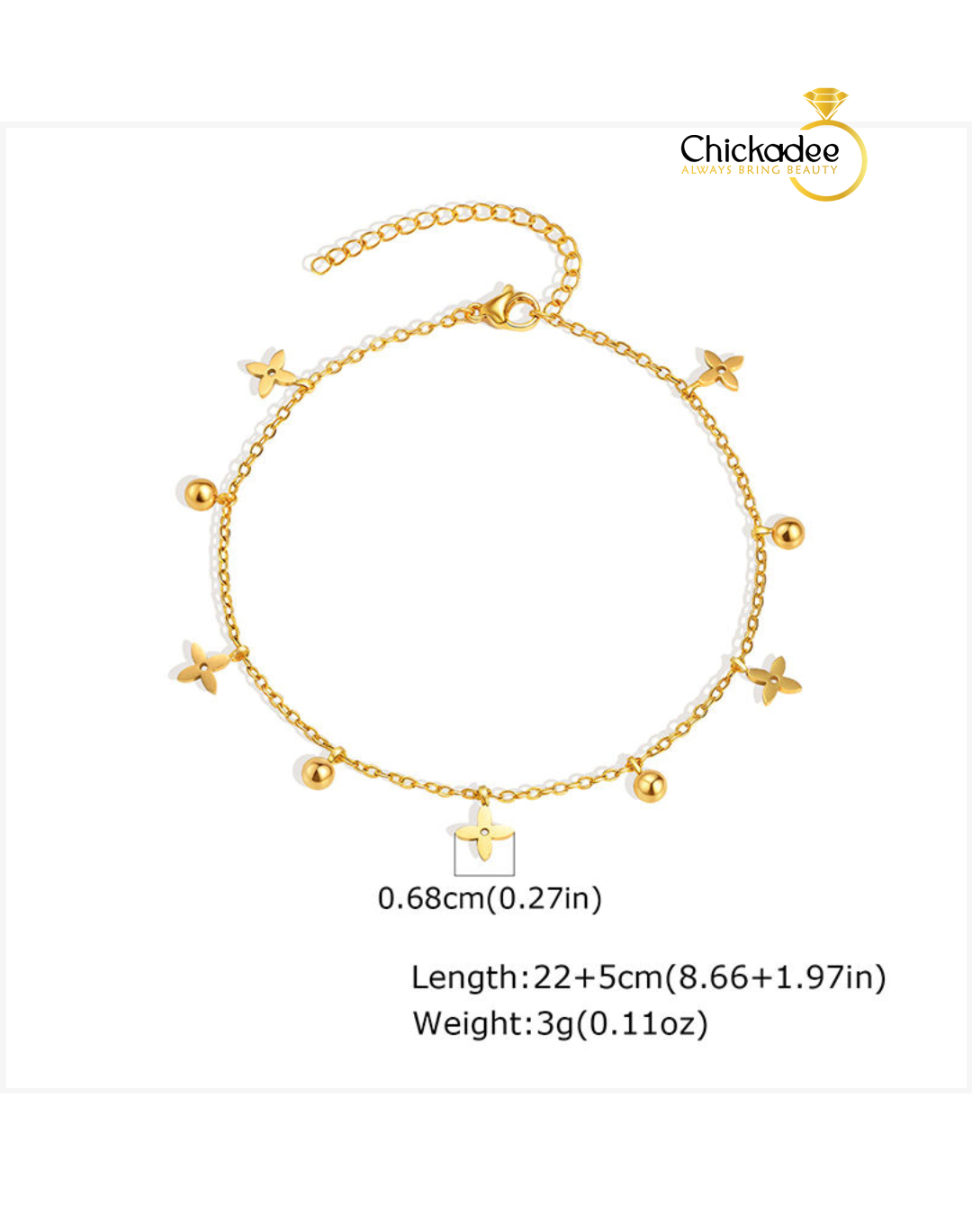Versailles Waterproof Anklet 1 Versailles Waterproof Anklet - Image 1